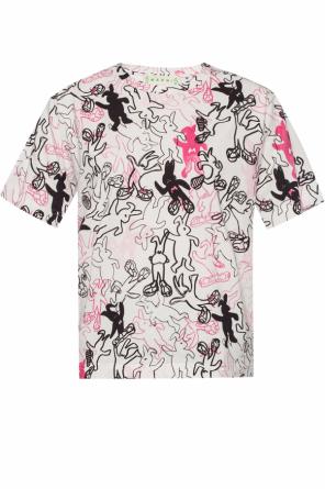 'dance bunny inlay' motif top, zdjęcie 1 'dance bunny inlay' motif top od Marni